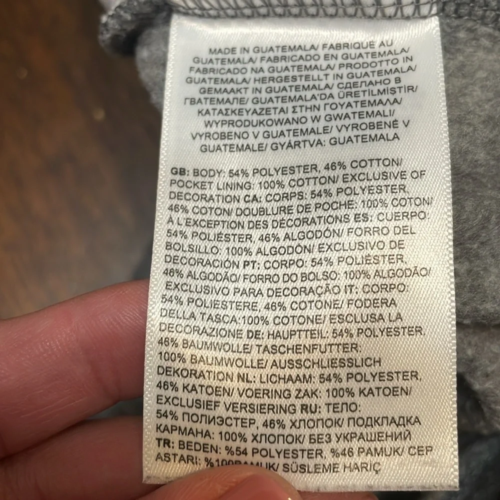 The North Face medium gray